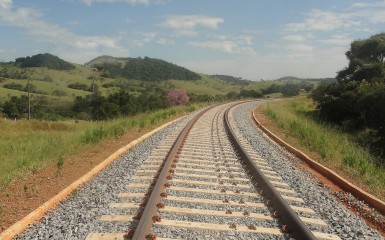 Trecho da ferrovia Norte-Sul