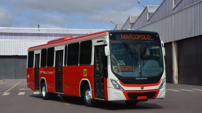 Ônibus Novo Torino, da Marcopolo, entregue ao mercado paraguaio