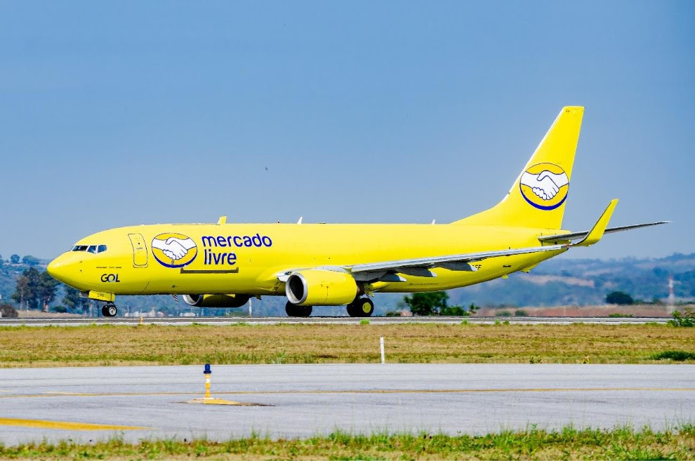 Parceria entre Gol e Mercado Livre completa um ano com sexta aeronave –  Transporte Moderno