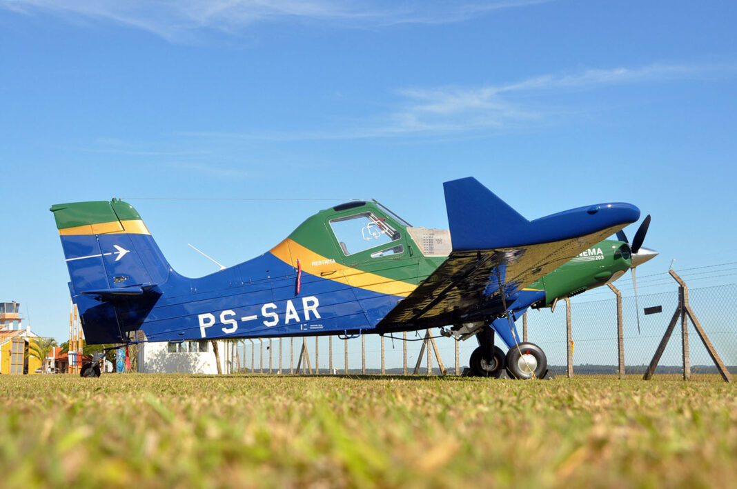 Aeronave Embraer Ipanema decola para a Bahia Farm Show, maior feira de tecnologia agrícola e negócios do Norte e Nordeste do Brasil
