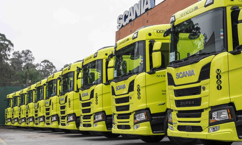 A Amaggi, uma das principais empresas de agronegócio do Brasil, acaba de receber as primeiras unidades de uma encomenda de 101 veículos Scania movidos totalmente a biodiesel.